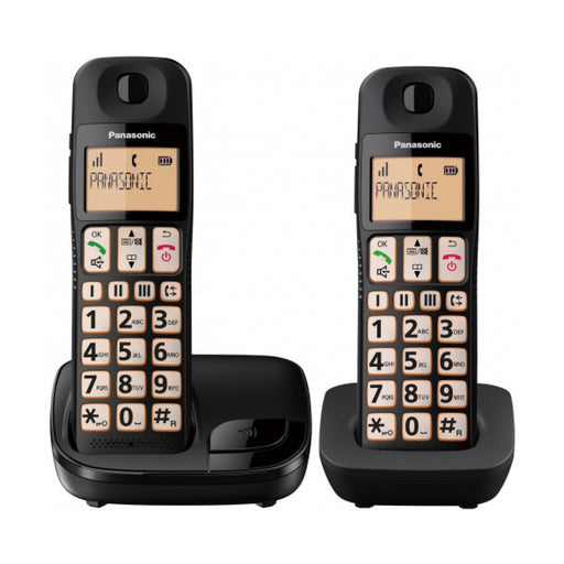 Panasonic KX-TGE112 Twin Big Button Cordless Phone| 28908