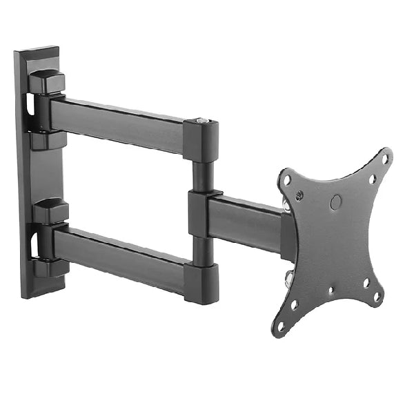 iTech LCD33B Full Motion Double Arm TV Wall Mount Bracket 13"-27" - Black
