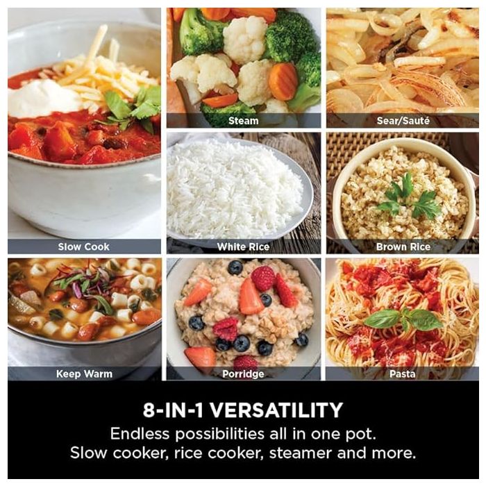 Ninja Foodi 8-Mode 6L PossibleCooker Rice & Slow Cooker | MC1101UK