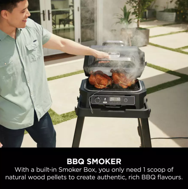 Ninja Woodfire Pro XL Electric BBQ Grill & Smoker | OG850UK