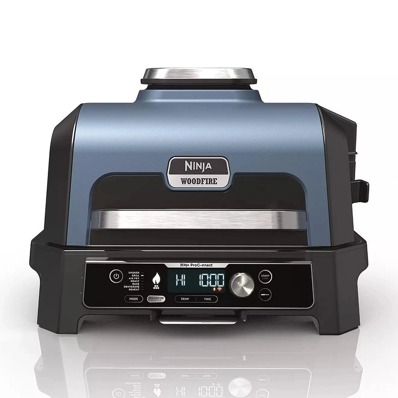 Ninja Woodfire Pro Connect XL Electric BBQ Grill & Smoker - Warm Black | OG901UK