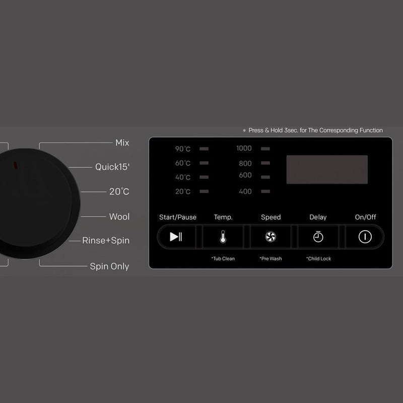 PowerPoint 6kg Washing Machine 1000rpm - Inox | P35106SYIN-A