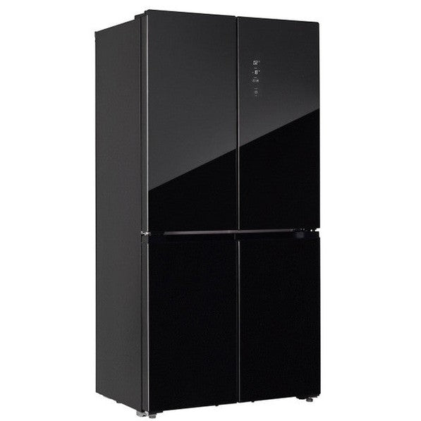 PowerPoint French Style Fridge Freezer - Black Glass | P9917CDSKBLG