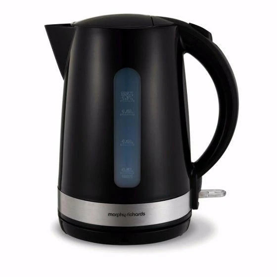 Premium Plastic Jug Kettle - Black/Silver Trim
