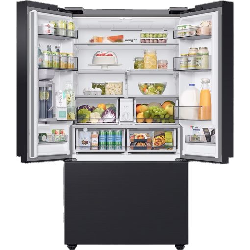 Samsung Bespoke French Style Fridge/Freezer with Autofill Water Pitcher - Black | RF24BB620EB1EU