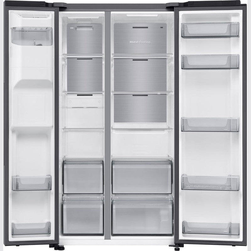Samsung Series 6 American Style Fridge/Freezer - Silver | RS70F64KETEU