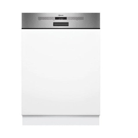 Neff S145HTS01G N 50 Semi-Integrated Dishwasher 60cm - Brushed Steel| 39283