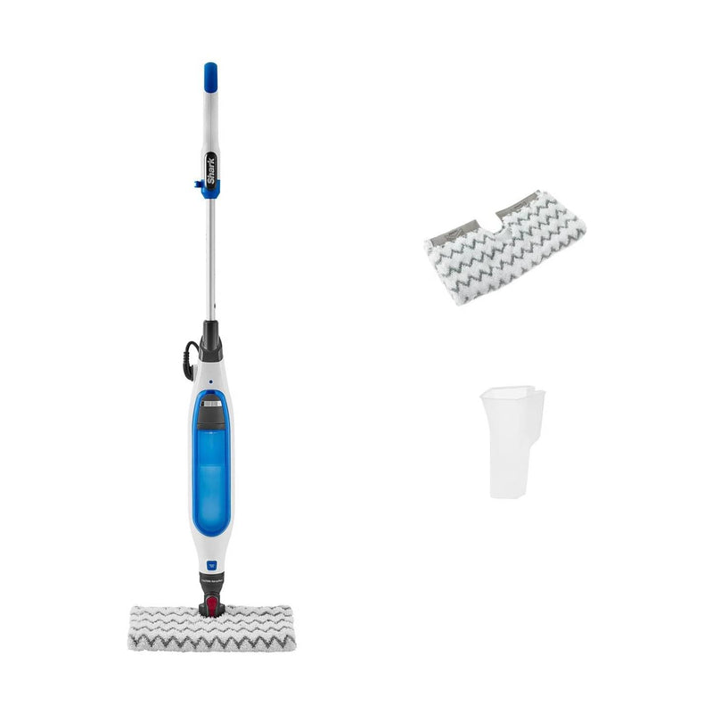 Shark Klik 'N Flip Manual Steam Pocket Mop - White/Blue | S6001UK