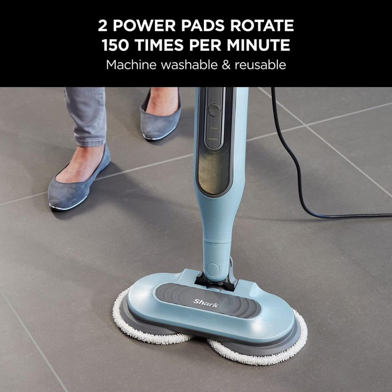Shark Steam & Scrub Automatic Steam Mop - Duck Egg Blue | S6002UK