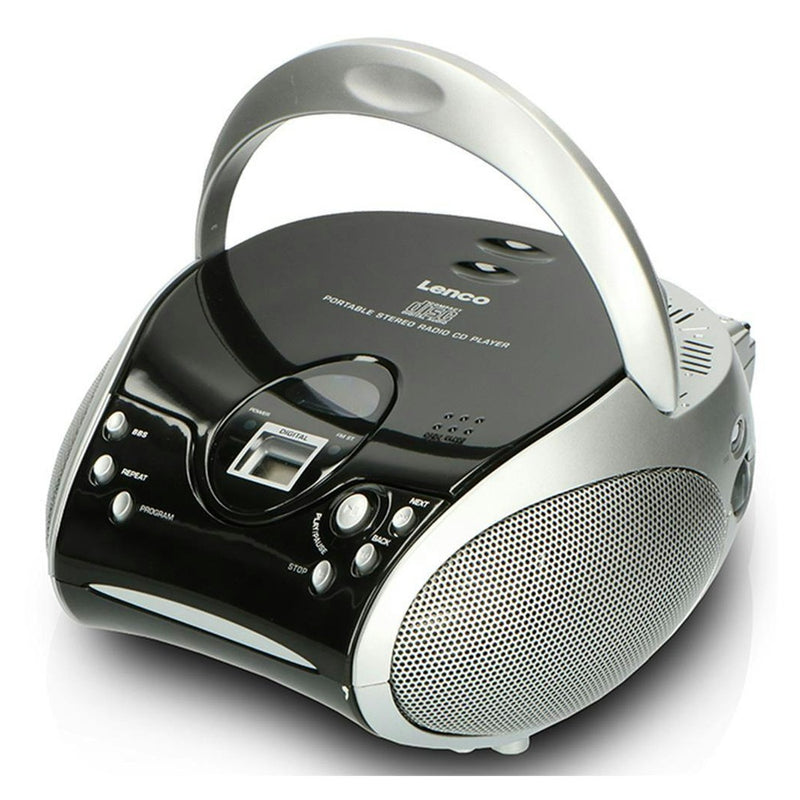 Lenco Portable Stereo FM Radio With CD player | SCD-24BLACK