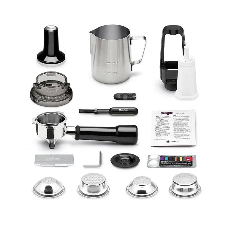 Sage Barista Pro Coffee Machine - Black Truffle | SES878BTR4GEU1