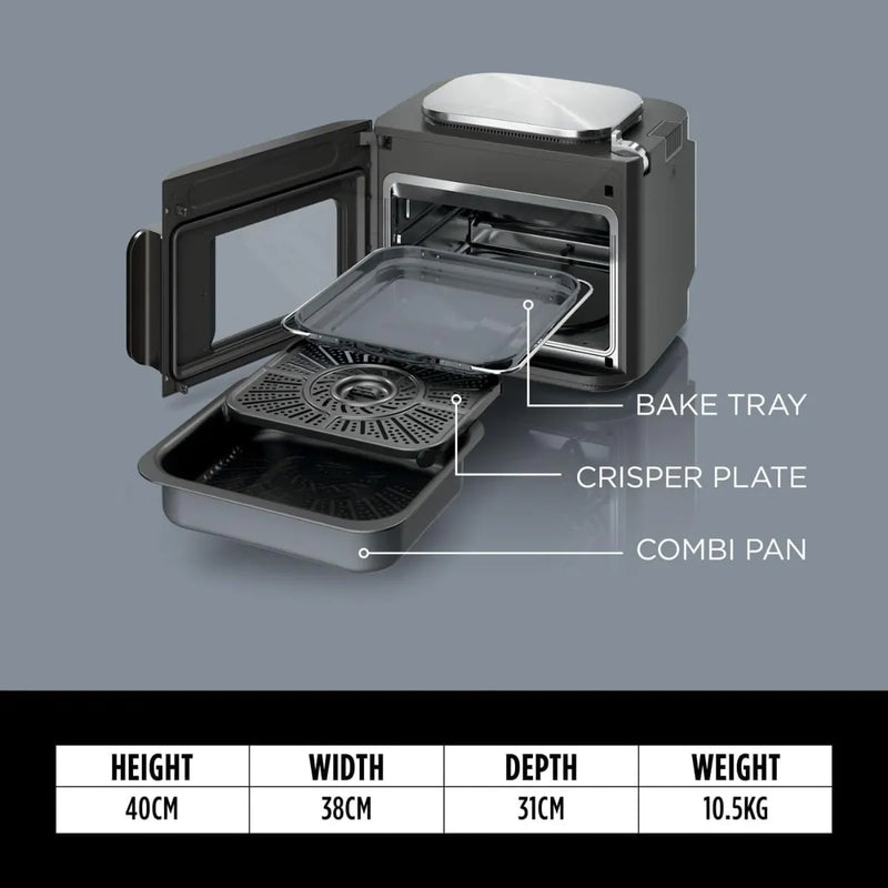 Ninja Combi 12-In-1 Multi-Cooker, Oven & Air Fryer - Grey | SFP700UK