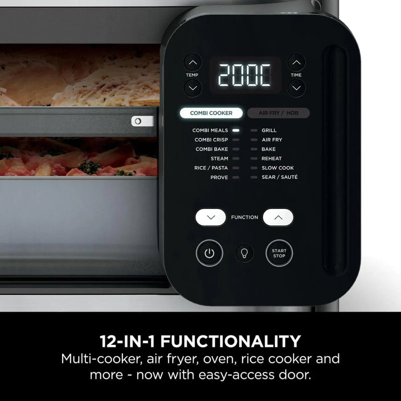 Ninja Combi 12-In-1 Multi-Cooker, Oven & Air Fryer - Grey | SFP700UK