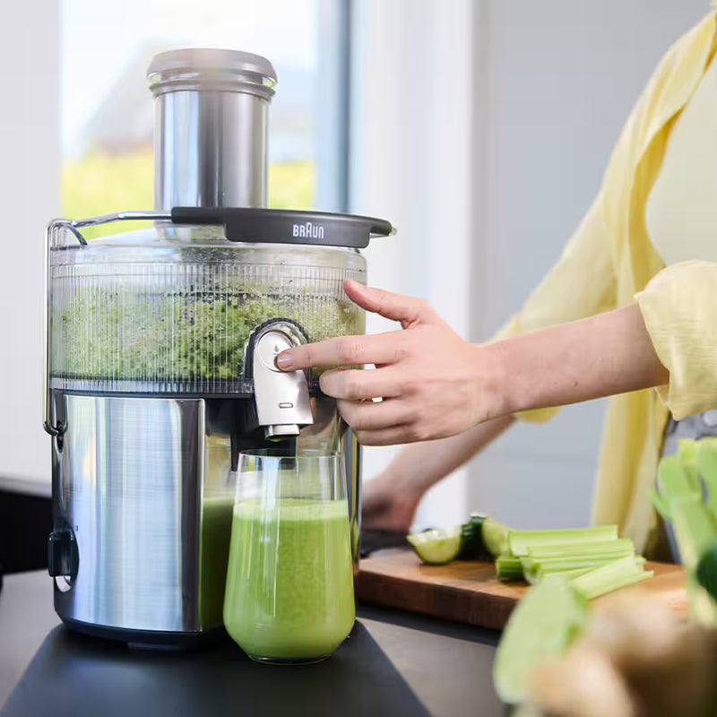 Braun MultiJuice 7 Spin Juicer - Grey / Stainless Steel | SJ7000