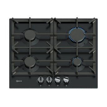 Neff N70 60cm 4 Burner Gas Hob - Black | T26CIP8S0