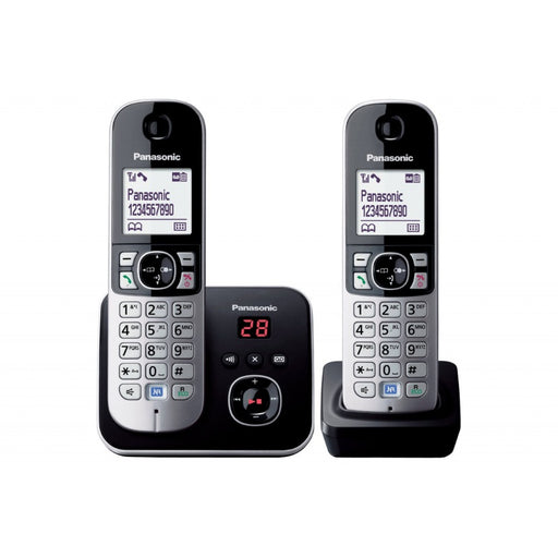Panasonic KX-TG6822 Cordless Phone with Answering Machine Twin Pack | 33513