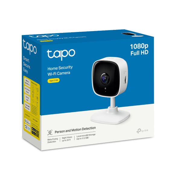 TP Link Tapo Home Security WiFi Camera | TAPOC100