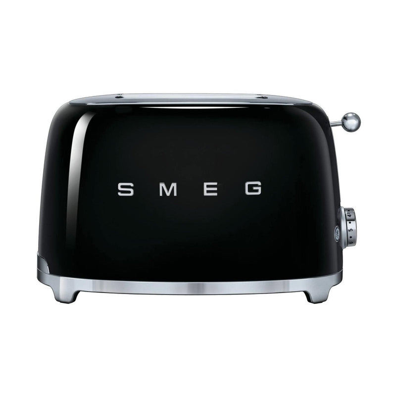 SMEG 50's Style Toaster Black | TSF01BLUK