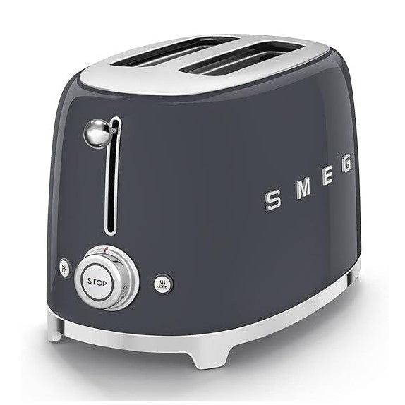 SMEG 50's Style Toaster Slate Grey | TSF01GRUK