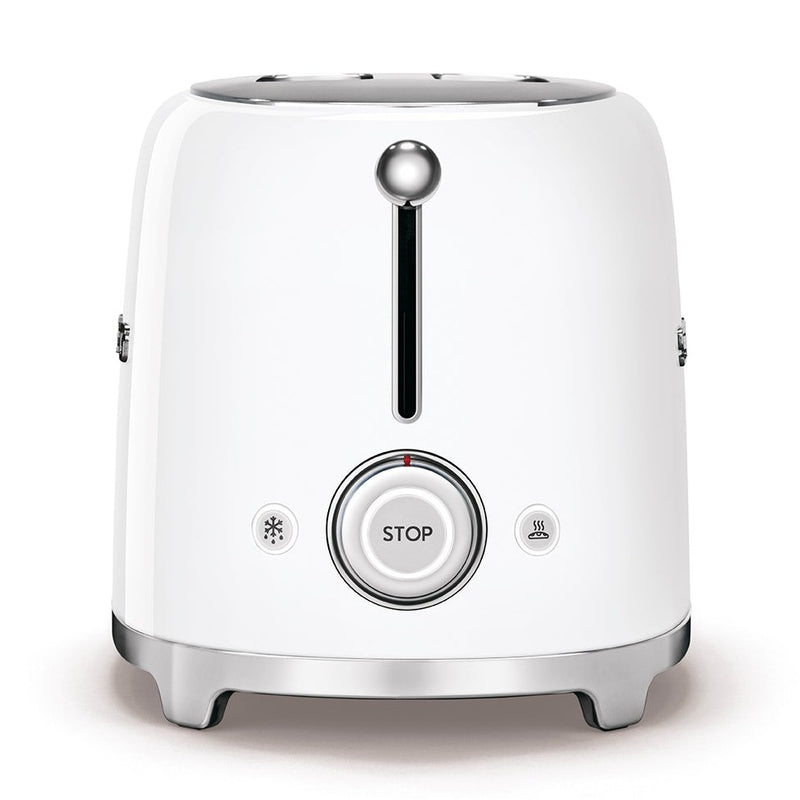Smeg 50's Style 2 Slice Toaster - White | TSF01WHUK