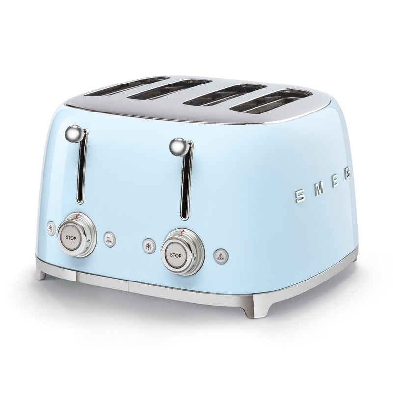 Smeg TSF03PBUK 4 Slice Toaster Pastel Blue