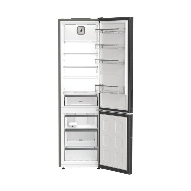Whirlpool Freestanding Frost Free Fridge/Freezer - Dark Inox | WHK26403XBR6UK