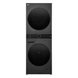 LG WashTower 12kg/10kg Freestanding Washer/Dryer - Platinum Black | WT1210BBTN1.APBQPUK