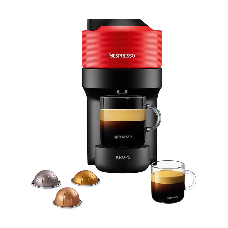 Krups Nespresso Vertuo Pop Coffee Pod Machine Red | XN920540