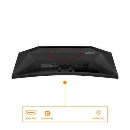 AOC 24â€ 180Hz FHD LCD Curved Gaming Monitor - Black | C24G42E