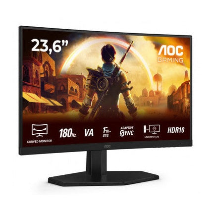 AOC 24â€ 180Hz FHD LCD Curved Gaming Monitor - Black | C24G42E