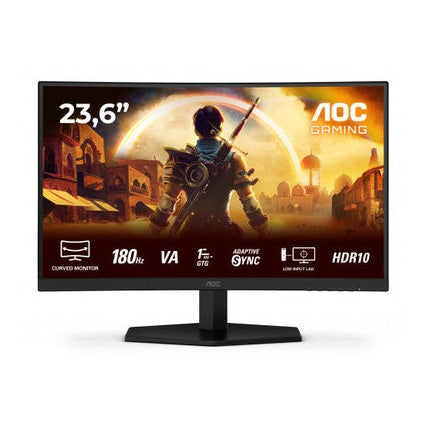 AOC 24â€ 180Hz FHD LCD Curved Gaming Monitor - Black | C24G42E