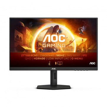 AOC 27" Q27G4X GAMING MONITOR IPS 180HZ QHD 2XHDMI | Q27G4X