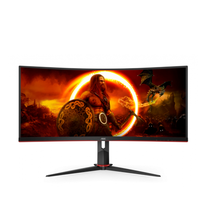AOC 34â€ CU34G2XP/BK GAMING CURVED VA 180HZ WQHD | CU34G2XP/BK