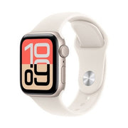 Apple Watch SE 3Â GPS 40mmÂ Starlight Aluminium Case with Starlight Sport Band - S/M | MEH34MP/A
