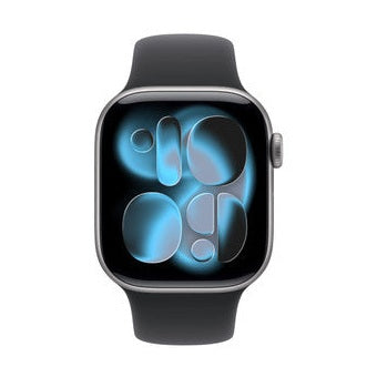 Apple Watch Series 11Â GPSÂ 42mmÂ Space Grey Aluminium Case with Black Sport Band - S/M | MEQW4MP/A