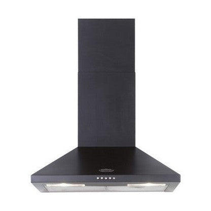 Belling Chimney Hood 60cm - Black | CHIM600RBLK