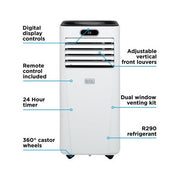 Black & Decker 9000BTU Smart Air Conditioner | BXAC40025GB