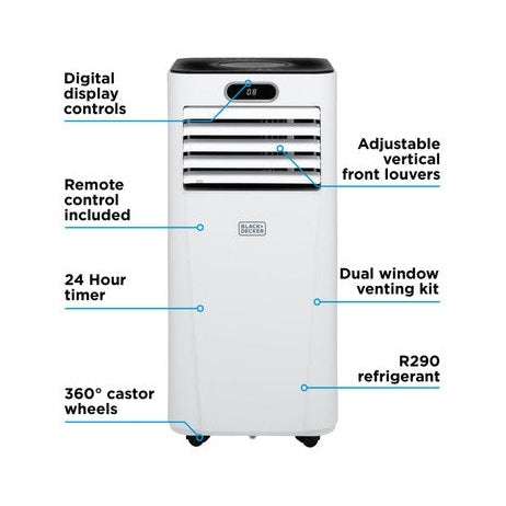 Black & Decker 9000BTU Smart Air Conditioner | BXAC40025GB