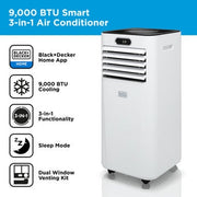 Black & Decker 9000BTU Smart Air Conditioner | BXAC40025GB