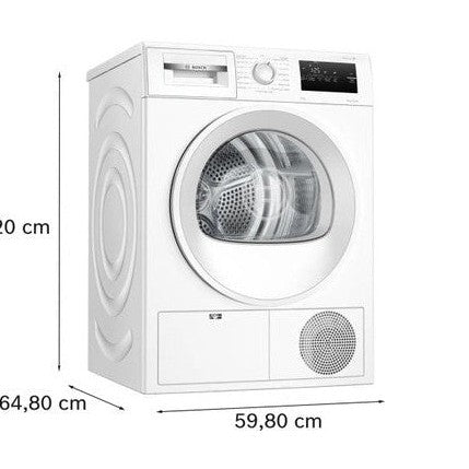Bosch 8KG Series 4 Heat Pump Tumble Dryer - White | WTH85225IE