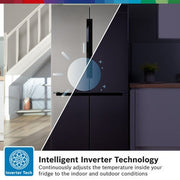 BOSCH French Door Fridge Freezer | KFN96VPEAG