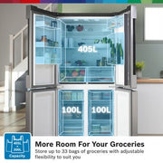 BOSCH French Door Fridge Freezer | KFN96VPEAG