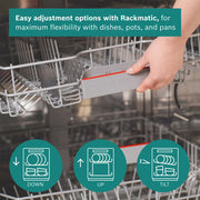 Bosch Series 2 14 Place Free Standing Dishwasher 60cm - Brushed steel | SMS2HVI67G