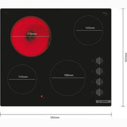 Bosch Series 2 Electric hob 60cm - Black | PKE611CA3E