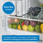 Bosch Series 2 free-standing fridge-freezer with freezer - White | KGN34NWEAG