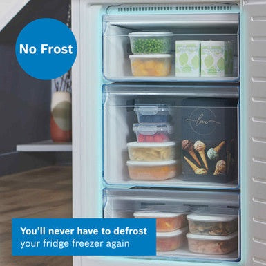 Bosch Series 2 free-standing fridge-freezer with freezer - White | KGN34NWEAG