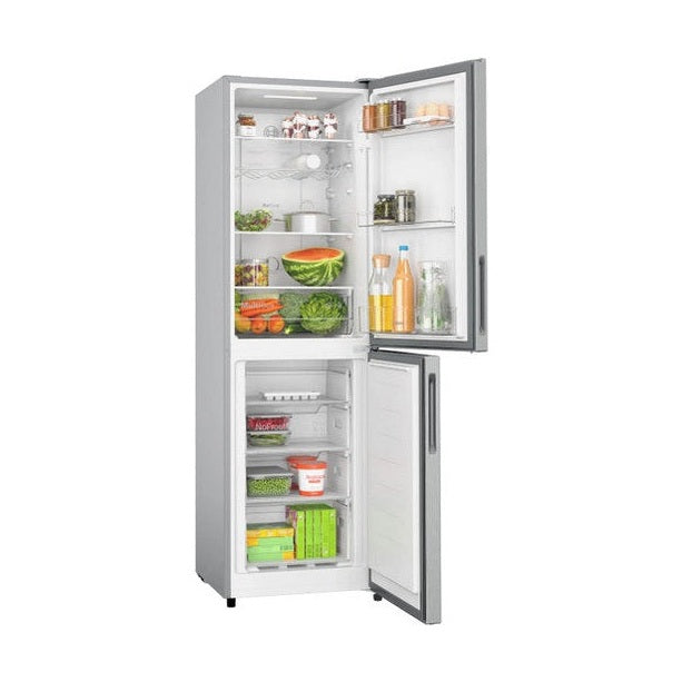 Bosch Series 2 Total No Frost free-standing fridge-freezer with freezer at bottom - Stainless steel | KGN27NLEAG