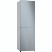 Bosch Series 2 Total No Frost free-standing fridge-freezer with freezer at bottom - Stainless steel | KGN27NLEAG