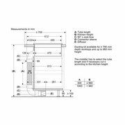 Bosch Series 4 80cm Induction hob with integrated ventilation system | PVS811B16E