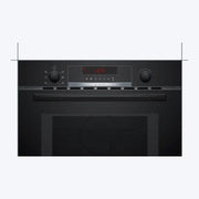 Bosch Series 4 Built-in microwave oven with hot air - Black | CMA583MB0B